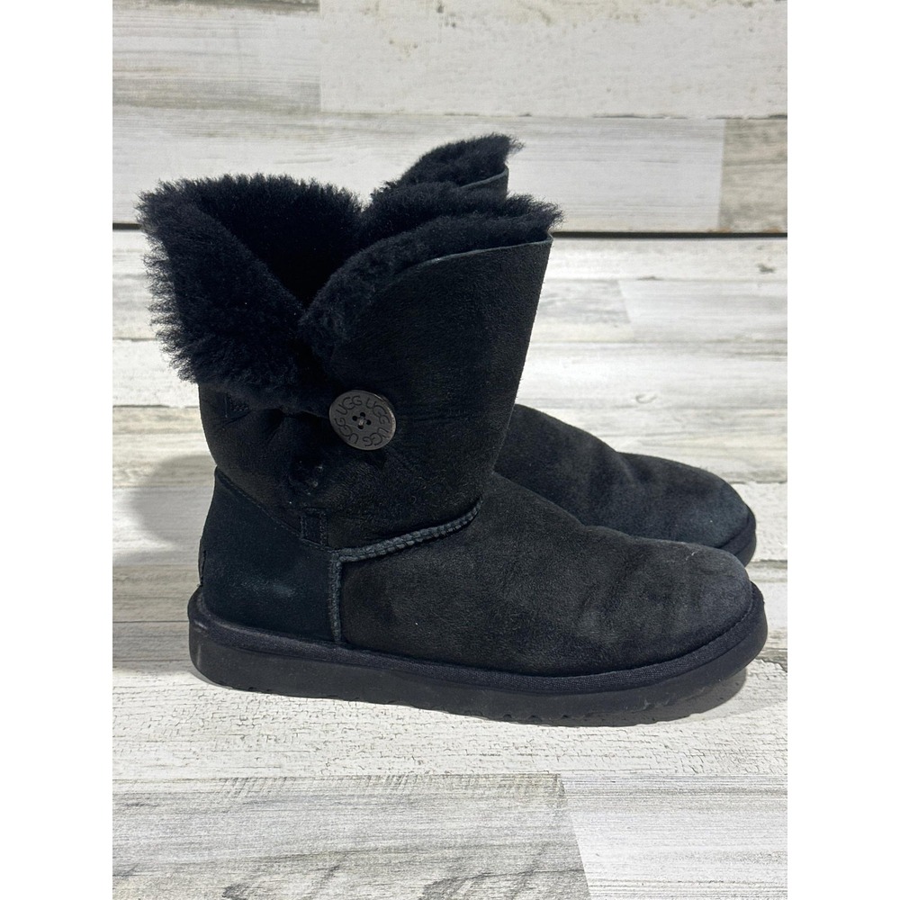UGG Australia Black Boots - Women's Size 8 - Good Used Condition